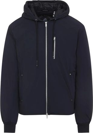 Moose Knuckles Jack met capuchon en rits - Blauw