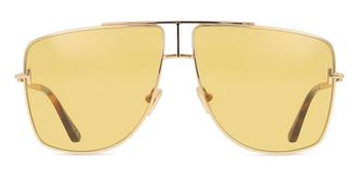 Tom Ford FT1307 ELIOTT-02 30E Mens Sunglasses Gold Size 59