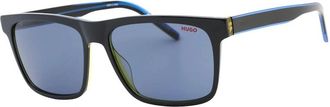 HUGO BOSS Womens Hugo Boss Blue Lens Blue Framed Sunglasses - Size: ONE size