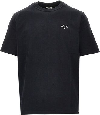 Arte Cotton jersey T-shirt with embroidery Man XXL