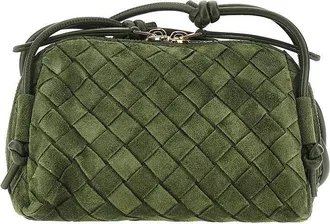 Bottega Veneta Intrecciato suede leather Concert bag Woman One Size