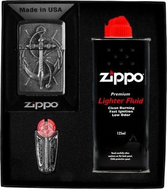 OEM Encendedor Zippo Nautic Emblem Set De Regalo N.&deg; 1