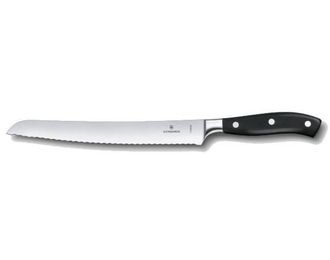 Victorinox by Swiss Army Cuchillo Para Pan 23 Cm Mango Negro Ergon&oacute;mico