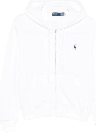 Polo Ralph Lauren Felpa con cappuccio e zip - Bianco