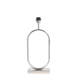 Light & Living L&aacute;mpara De Mesa - Jamiri - Plateado - Metal - - Light&living