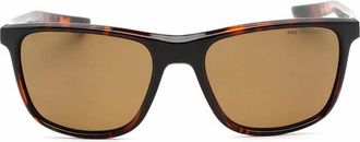 Nike Rectangle Full-Rim Tortoiseshell Sunglasses - Brown