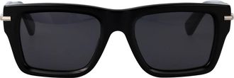 Ferragamo Stijlvolle herenzonnebril - Heren - Zonnebrillen - Zwart - 53 MM - Accessoires