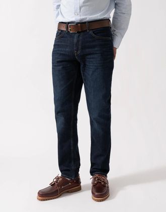 GANT Mens GANT Mens Regular Fit Gant Jeans - 962 Dark Blue Broken In - Navy - Size: 38/30