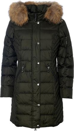 Danwear Luxe Donsjas Hunter Green - Dames - Dons jassen - Groen - 3XL - Polyester - Jassen