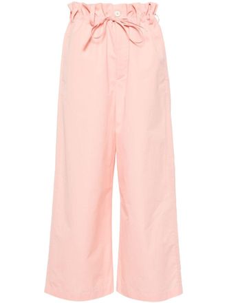 Fabiana Filippi high-rise cotton trousers - Pink