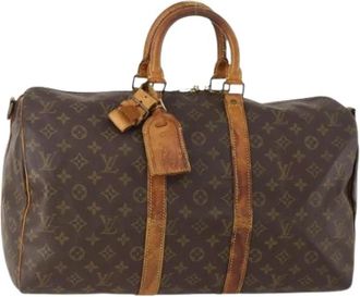 Louis Vuitton Pre-owned Weekend Bags, female, Brown, Size: ONE SIZE Pre-owned Boston Bag