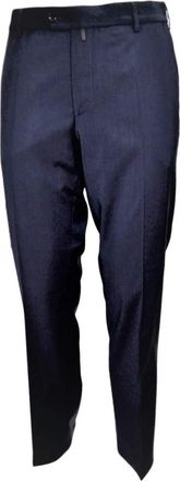Meyer Pantalone 1-8007/18 - Heren - Straight fit broeken - Blauw - W29 - Wol - Broeken