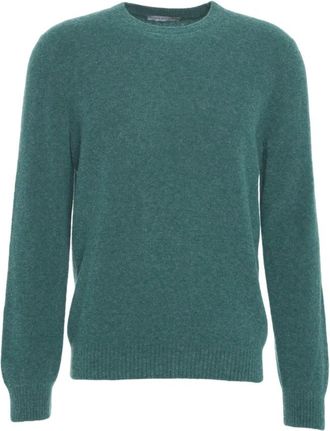 Gender Truien & Vesten, Heren, Groen, 2Xl, Wol, Luxe Wol Trui Breigoed Aw 25
