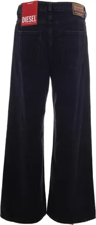 Diesel Womens Jeans 1996 D-Sire Black Black-Denim Cotton Lyocell Black/denim