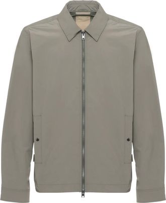 Woolrich Jassen, Heren, Groen, S, Polyester, Licht Jack
