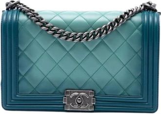 Chanel Pre-owned The Boy Flap - - Pre-owned - Donna - Blu - ONE SIZE