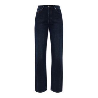 Diesel Straight Jeans, female, Blue, Size: W26 L32 1971 D-Sent Jeans
