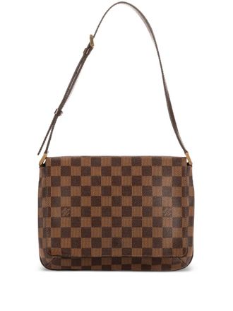 Louis Vuitton 2000 Musette Salsa Damier Ebene adjustable-strap shoulder bag - Brown
