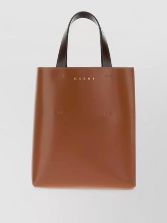 Marni museo leather tote bag