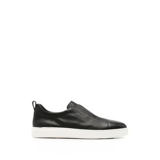 Santoni Sneakers, male, Black, Size: 10 1/2 US Barit Sneaker