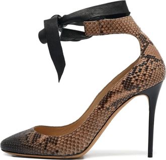 Jimmy Choo London Pumps con nodo alla caviglia 100mm - Marrone
