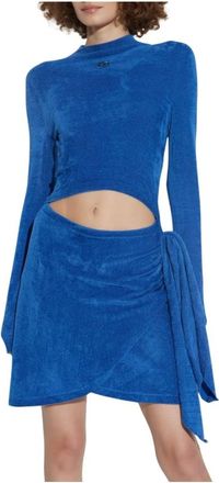 Diesel Kleedjes, Dames, Blauw, S, M-Cenil Mini Jurk