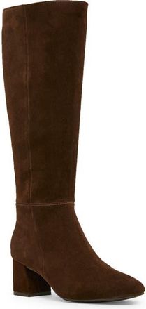 Blondo Alexis Waterproof Knee High Boot in Chocolate Suede at Nordstrom, Size 9.5