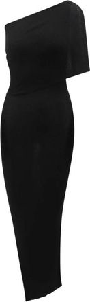 Rick Owens Kleedjes, Dames, Zwart, S, Wol, Athena Woljurk