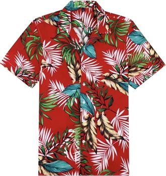 Generic Shirt Mens Short Sleeve Hawaiian Shirt Summer Shirt Slim Fit 2024 Casual Shirt Lightweight Button Down Casual Beach Shirt Holiday Shirt Funny Funky Ha