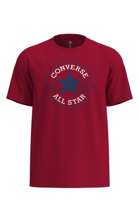 Converse T-Shirt CONVERSE CHUCK LOGO TEE, Herren, Gr. XXL, converse rot, Obermaterial: 100% Baumwolle, Shirts T-Shirt