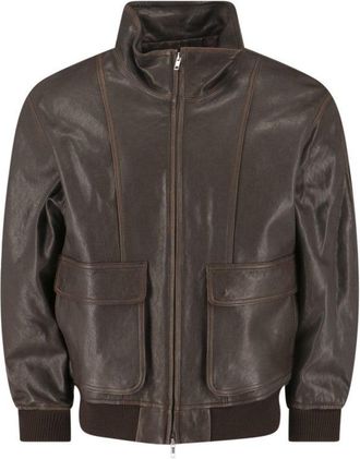 Dunst Lambskin Jacket - Brown