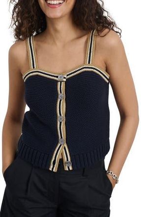 Alex Mill Emmy Cotton Cami in Dark Navy Combo at Nordstrom Rack, Size X-Large