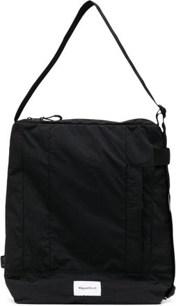 Makavelic logo-patch shoulder bag - unisex - Nylon/Polyester - OS - Black
