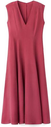 Mango Sleeveless Midi Dress in Burnt Orange at Nordstrom, Size 2