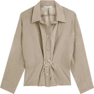 Summum Wear Your Way Blouse - Dames - Overhemden - Beige - L - Overhemden