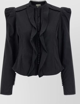 Isabel Marant calina shirt jacket button detailing design