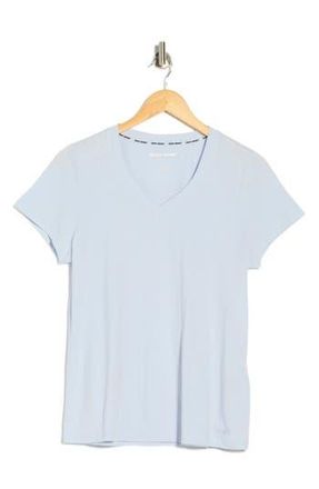 DKNY Solid V-Neck T-Shirt in Frost Blue at Nordstrom Rack, Size X-Small