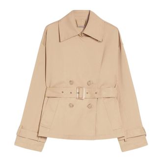Pennyblack Trench Coats, female, Brown, Size: M Anson Cropped Trench