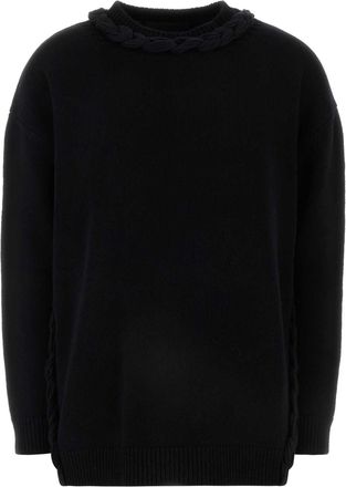 Valentino Garavani Black Wool Sweater