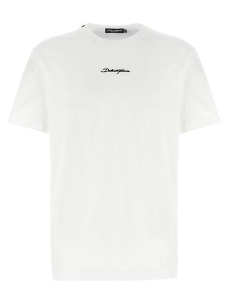 Dolce & Gabbana Logo Embroidery T-Shirt