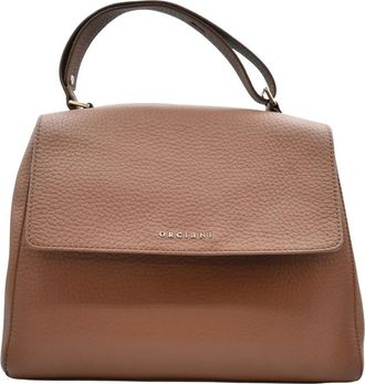Orciani Sveva Medium Schoudertas - Dames - Handtassen - Bruin - ONE Size - Leer - Tassen