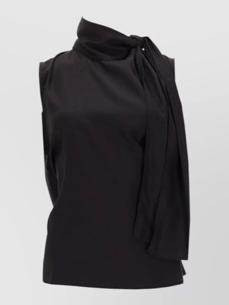 Our Legacy sleeveless top draped design bow detail