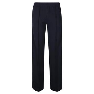 Miu Miu Dames, Broeken, Blauw, Maat: XS