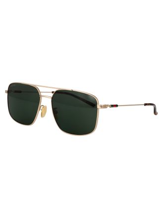 Gucci Mens Sunglasses Gg2096sa Gold Metal Frame