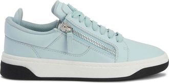 Giuseppe Zanotti Gz94 leather trainers - Blue