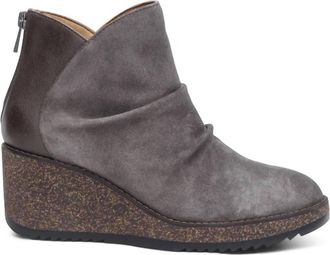 Aetrex Womens Kara Ankle Boot In Charcoal