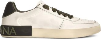 Dolce & Gabbana Sneakers con dettaglio traforato - Bianco