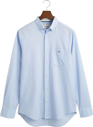 GANT Heren A.Shield Poplin Regular Overhemd (Blauw)