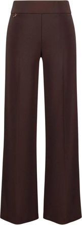Joseph Ribkoff LDS Pant - Dames - Wijde Broeken - Bruin - 3XL - Broeken