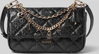 Guess Umh&auml;ngetasche mit Label-Applikation Modell LIBBY in Black, Gr&ouml;&szlig;e 1